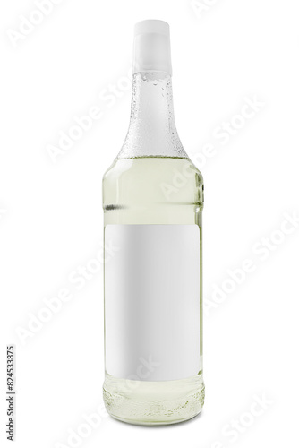 Wine bottle isolated
