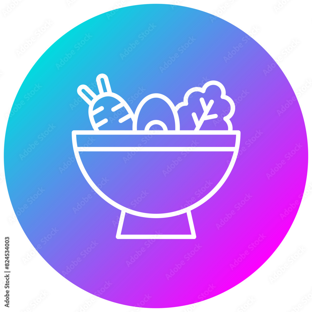 Salad vector icon. Can be used for Nutrition iconset. Salad vector icon. Can be used for Nutrition iconset.