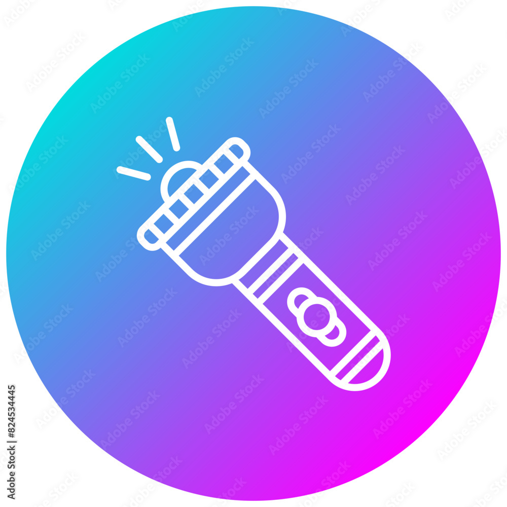 Flash Light vector icon. Can be used for Trekking iconset. Flash Light vector icon. Can be used for Trekking iconset.