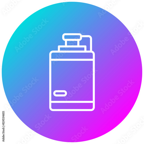 Hip Flask vector icon. Can be used for Trekking iconset.