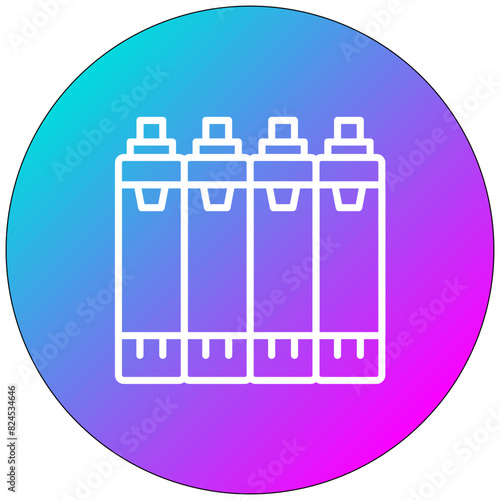 Cartridge vector icon. Can be used for Printing iconset.