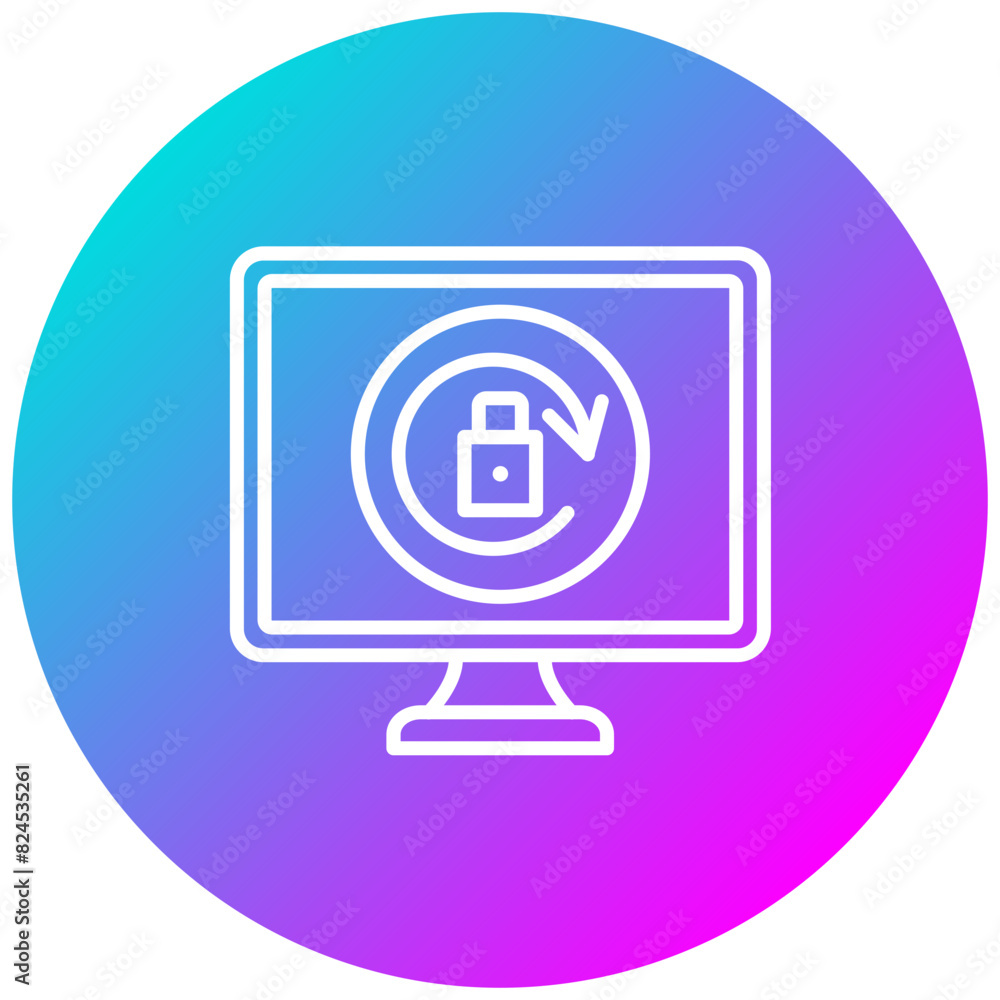 Auto Rotate vector icon. Can be used for Printing iconset. Auto Rotate vector icon. Can be used for Printing iconset.