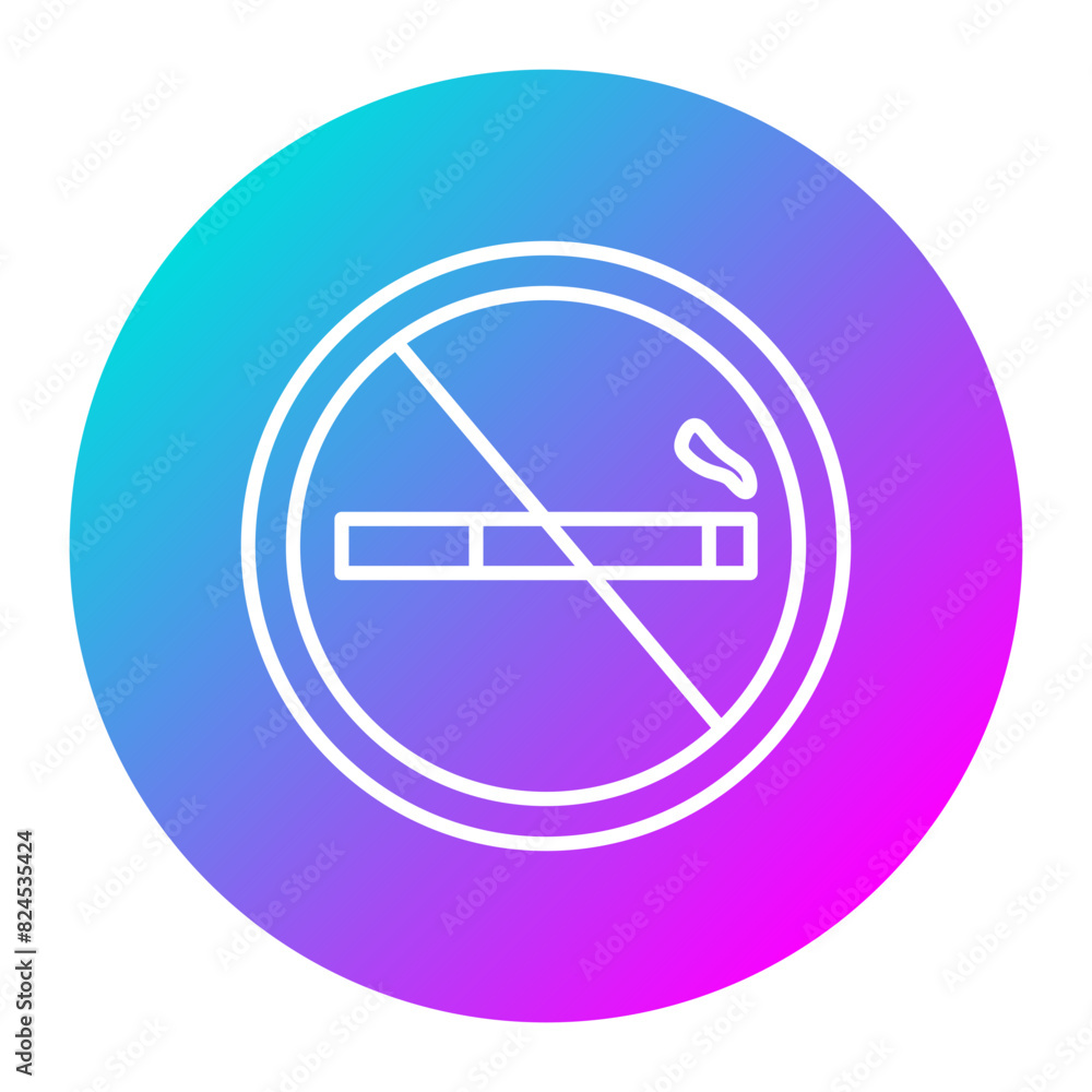 No Smoking vector icon. Can be used for Railway iconset. No Smoking vector icon. Can be used for Railway iconset.