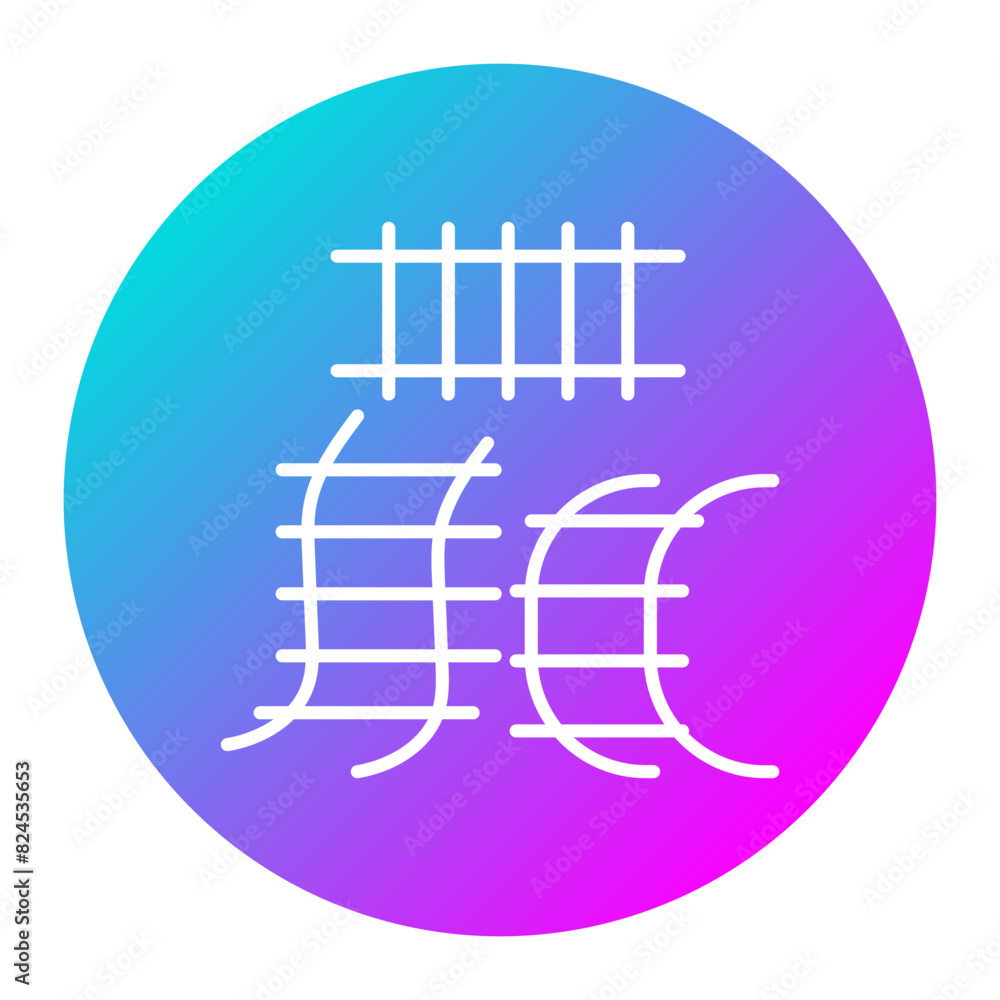 Railroad vector icon. Can be used for Railway iconset. Railroad vector icon. Can be used for Railway iconset.