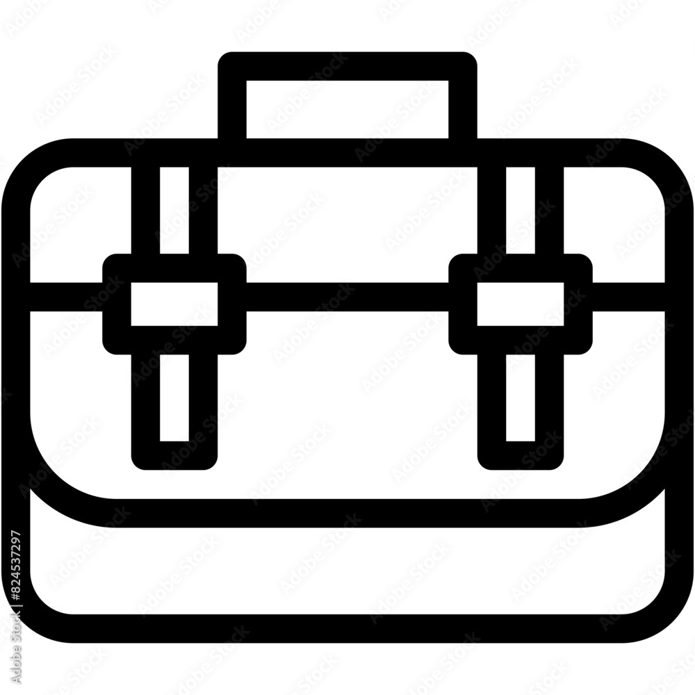 Vector Icon Bag, briefcase, business, suitcase, work Vector Icon Bag, briefcase, business, suitcase, work