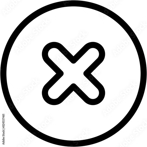 Vector Icon Cross, delete, false, remove, wrong