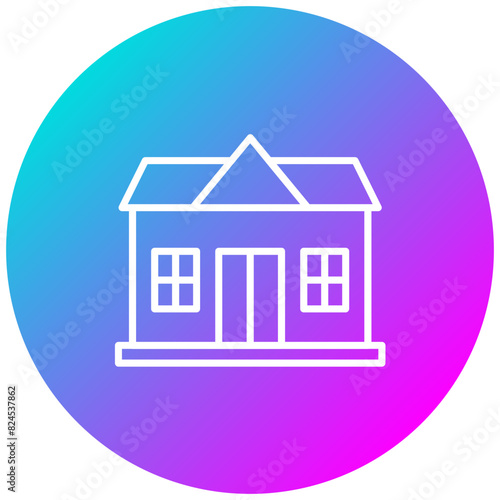 Local Accommodation vector icon. Can be used for Golf iconset.
