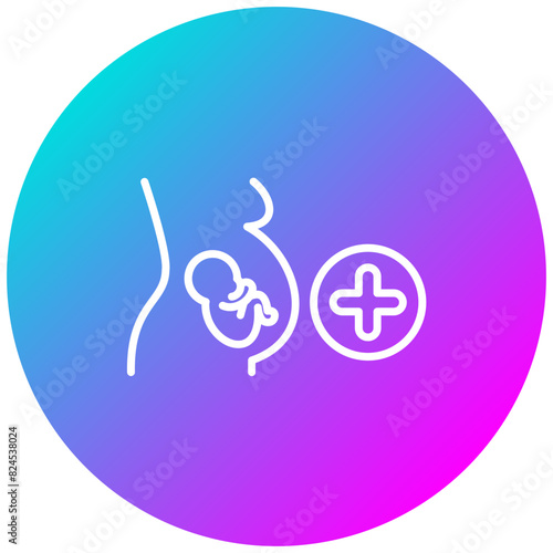 Postnatal Care vector icon. Can be used for Child Adoption iconset.