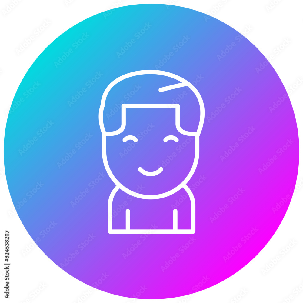 Boy vector icon. Can be used for Child Adoption iconset. Boy vector icon. Can be used for Child Adoption iconset.