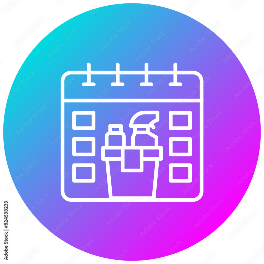 Chores Timetable vector icon. Can be used for Child Adoption iconset. Chores Timetable vector icon. Can be used for Child Adoption iconset.