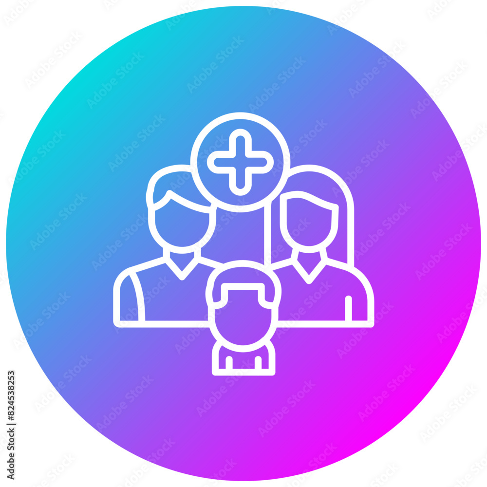Positive Parenting vector icon. Can be used for Child Adoption iconset.