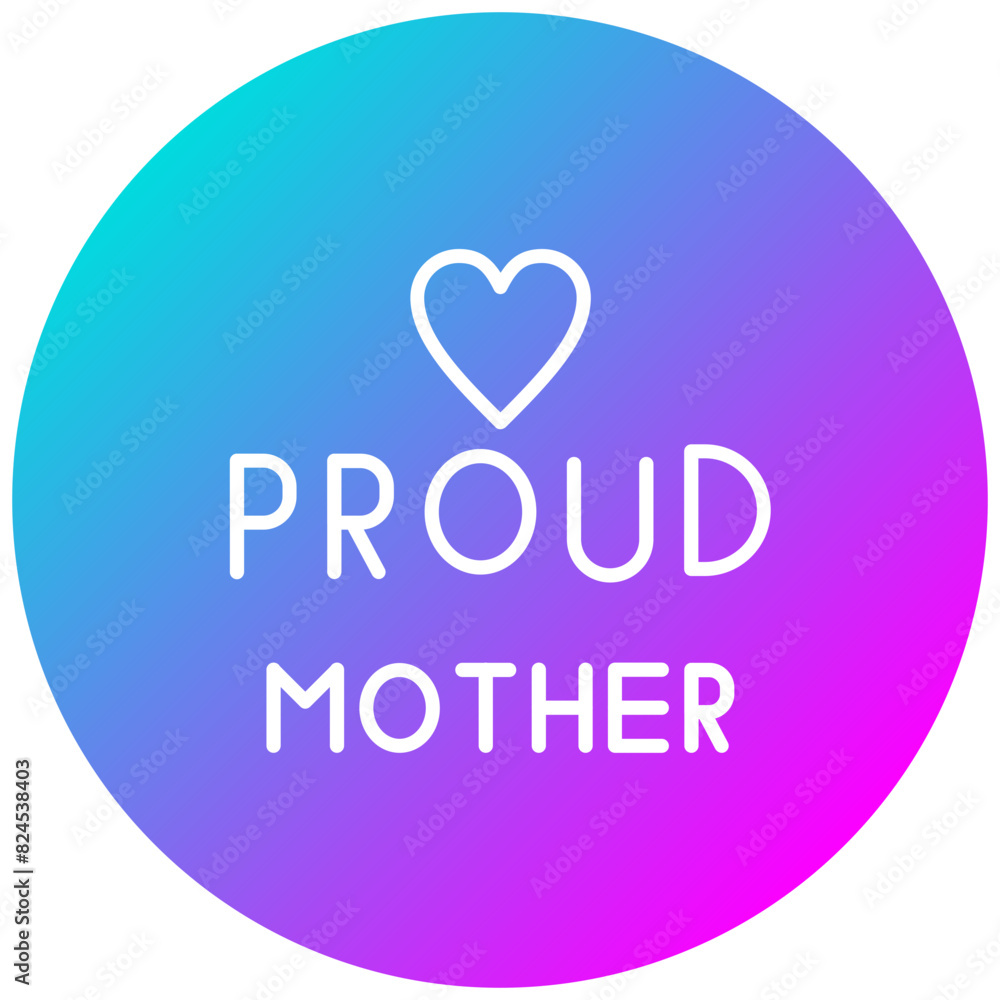 Proud Mother vector icon. Can be used for Child Adoption iconset. Proud Mother vector icon. Can be used for Child Adoption iconset.