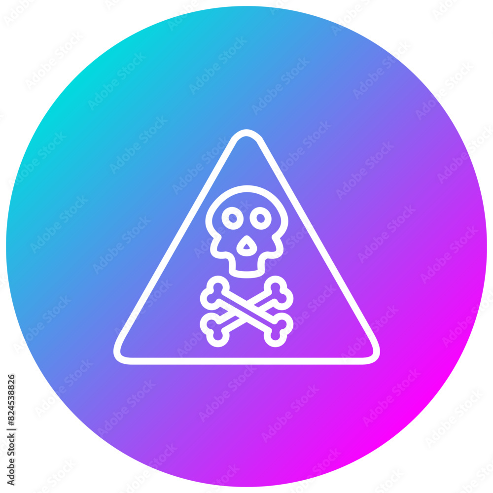 Danger Zone vector icon. Can be used for Shooting iconset. Danger Zone vector icon. Can be used for Shooting iconset.