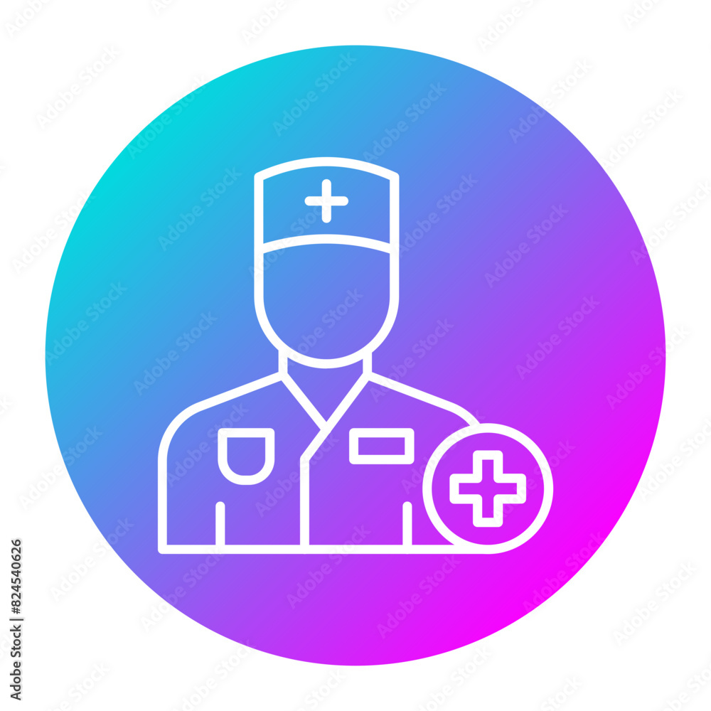 Caregiver Male vector icon. Can be used for Nursing iconset. Caregiver Male vector icon. Can be used for Nursing iconset.