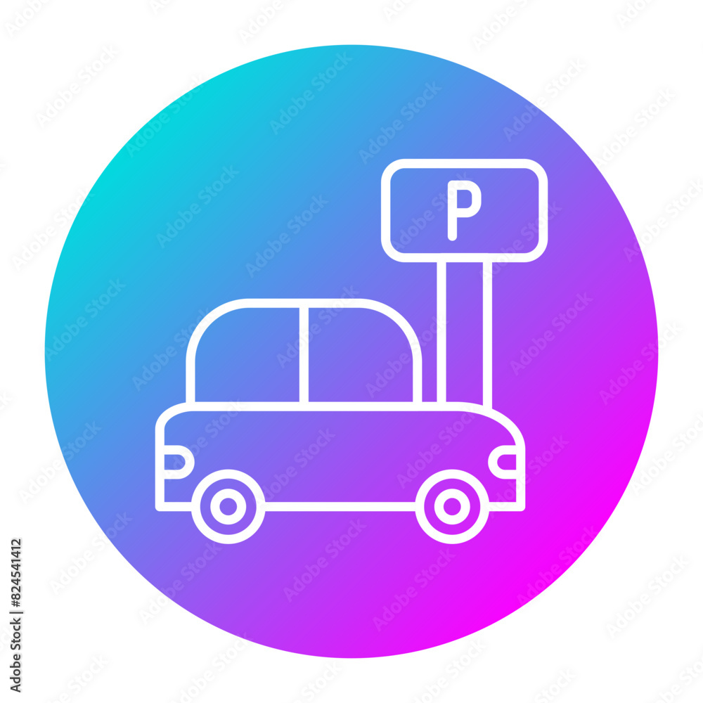 Free Parking vector icon. Can be used for Coworking Space iconset. Free Parking vector icon. Can be used for Coworking Space iconset.