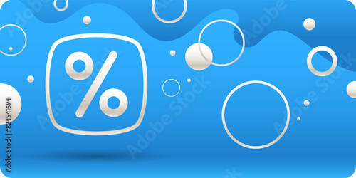 An image to advertise the sale. Poster for advertising discounts. Vector graphics in a modern style.