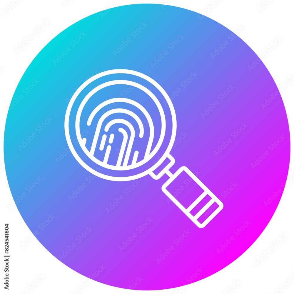 Dactyloscopic Data vector icon. Can be used for Compliance And Regulation iconset. Dactyloscopic Data vector icon. Can be used for Compliance And Regulation iconset.