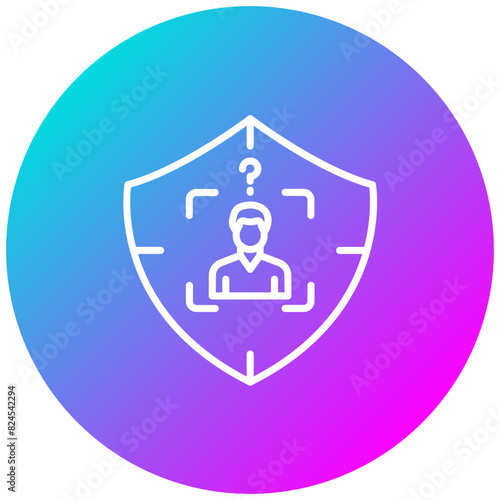 Pseudonymisation vector icon. Can be used for Compliance And Regulation iconset.