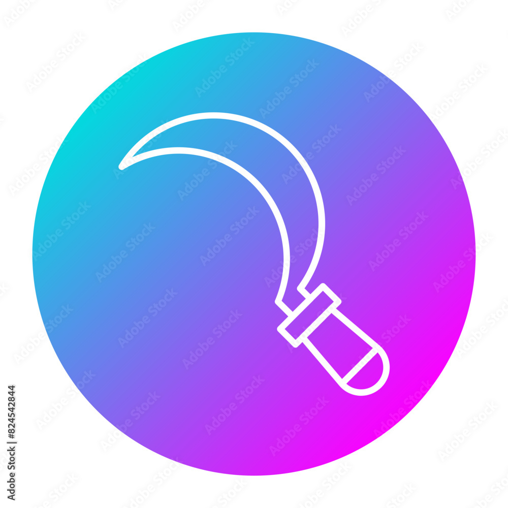 Sickle vector icon. Can be used for Agriculture iconset. Sickle vector icon. Can be used for Agriculture iconset.