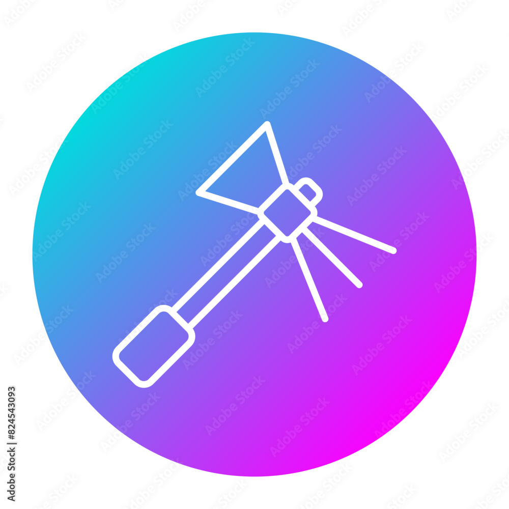 Hoe vector icon. Can be used for Agriculture iconset. Hoe vector icon. Can be used for Agriculture iconset.