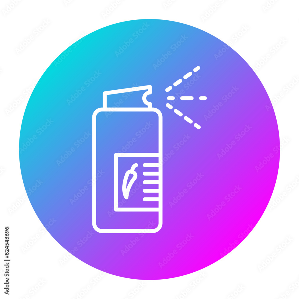 Pepper Spray vector icon. Can be used for Crime Investigation iconset. Pepper Spray vector icon. Can be used for Crime Investigation iconset.