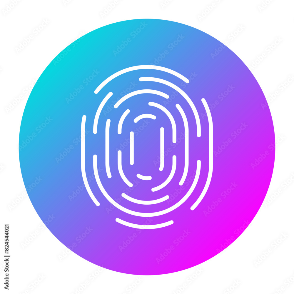 Fingerprint vector icon. Can be used for Crime Investigation iconset. Fingerprint vector icon. Can be used for Crime Investigation iconset.