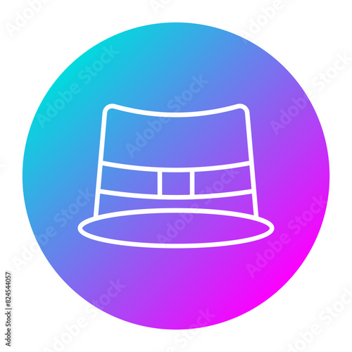Detective Hat vector icon. Can be used for Crime Investigation iconset.