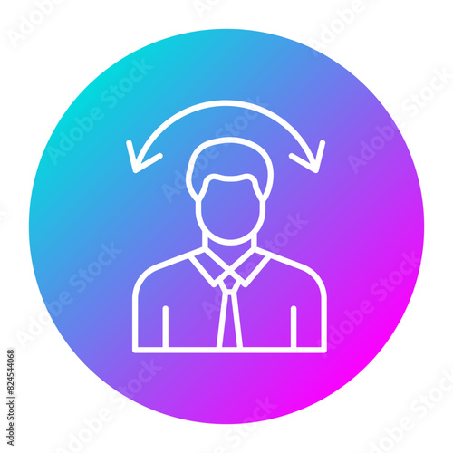 Male Client vector icon. Can be used for Crime Investigation iconset.