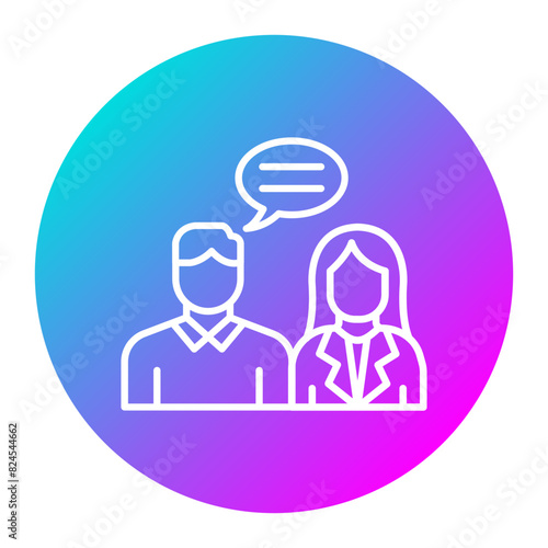 Equality vector icon. Can be used for Human Rights iconset.