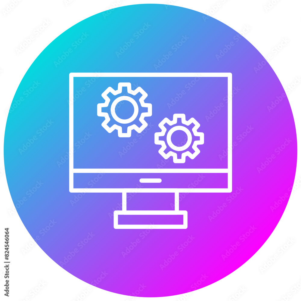 Settings vector icon. Can be used for Digital Retail iconset. Settings vector icon. Can be used for Digital Retail iconset.