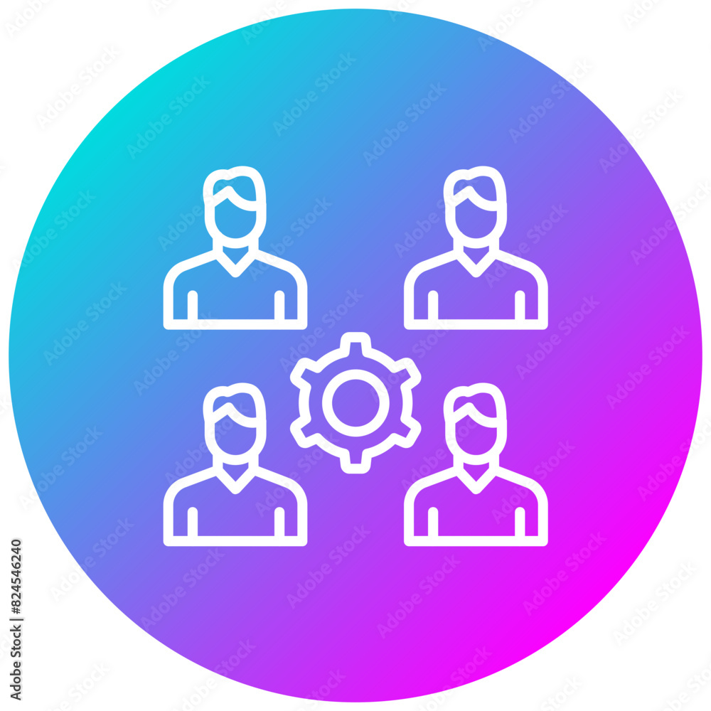 Coordinated Effort vector icon. Can be used for Teamwork iconset. Coordinated Effort vector icon. Can be used for Teamwork iconset.
