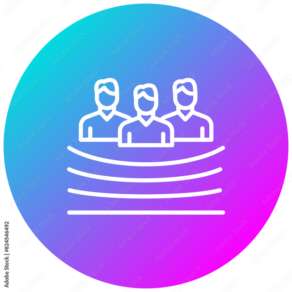 Team Resilience vector icon. Can be used for Teamwork iconset. Team Resilience vector icon. Can be used for Teamwork iconset.