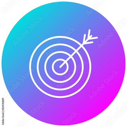 Accuracy vector icon. Can be used for Core Values iconset.