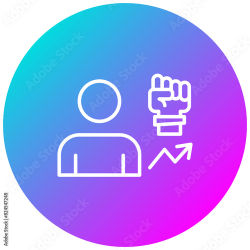 Motivation vector icon. Can be used for Personal Growth iconset.