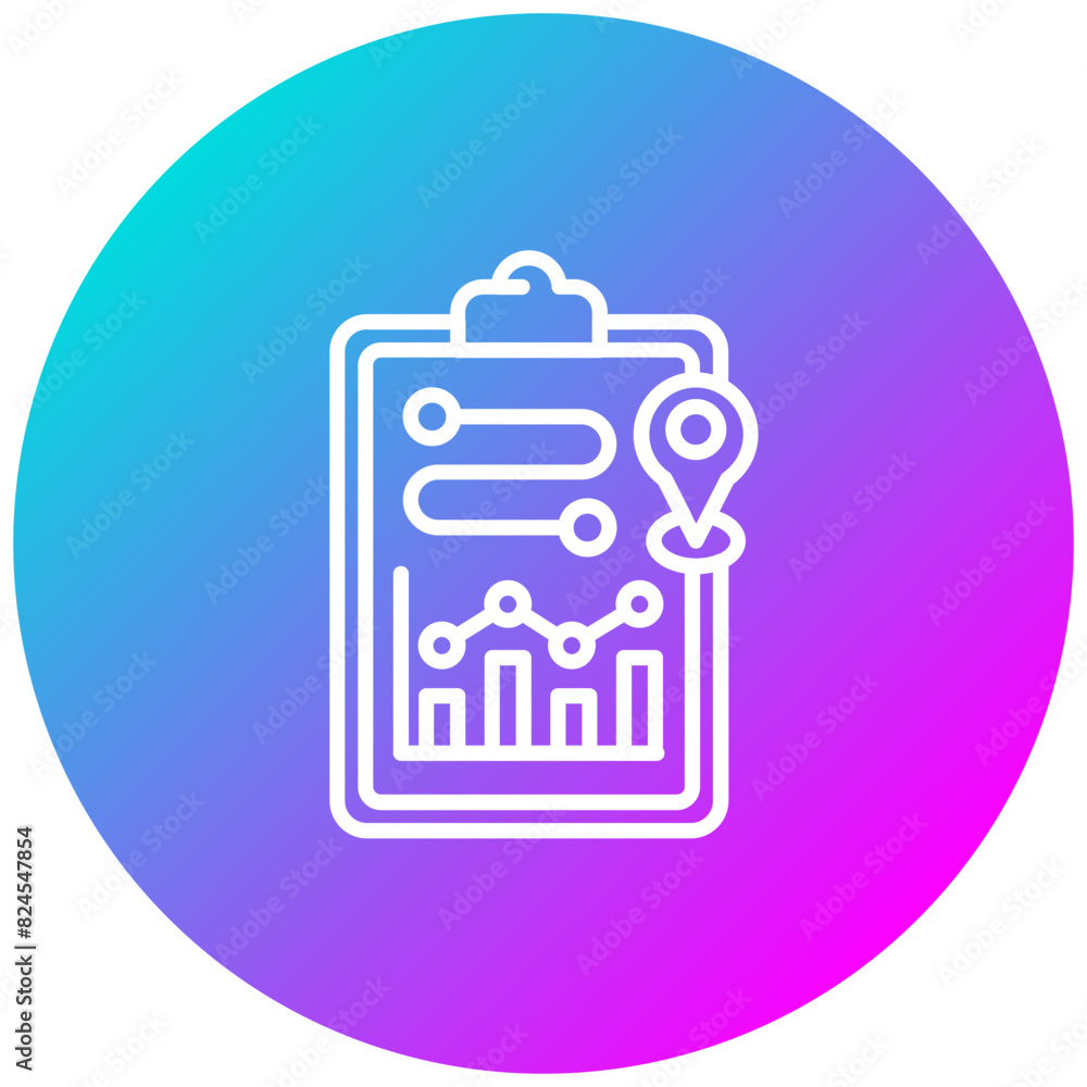 Project Metrics vector icon. Can be used for Project Assesment iconset. Project Metrics vector icon. Can be used for Project Assesment iconset.
