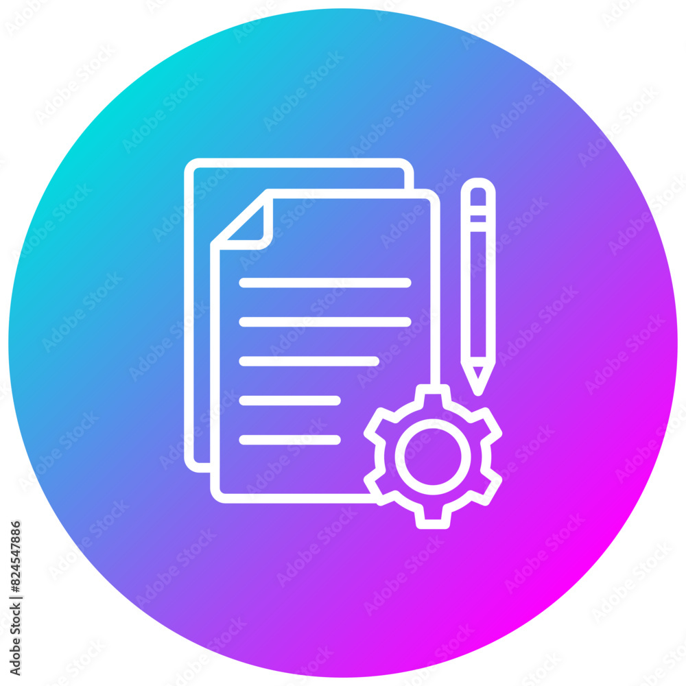 Project Documentation vector icon. Can be used for Project Assesment iconset. Project Documentation vector icon. Can be used for Project Assesment iconset.