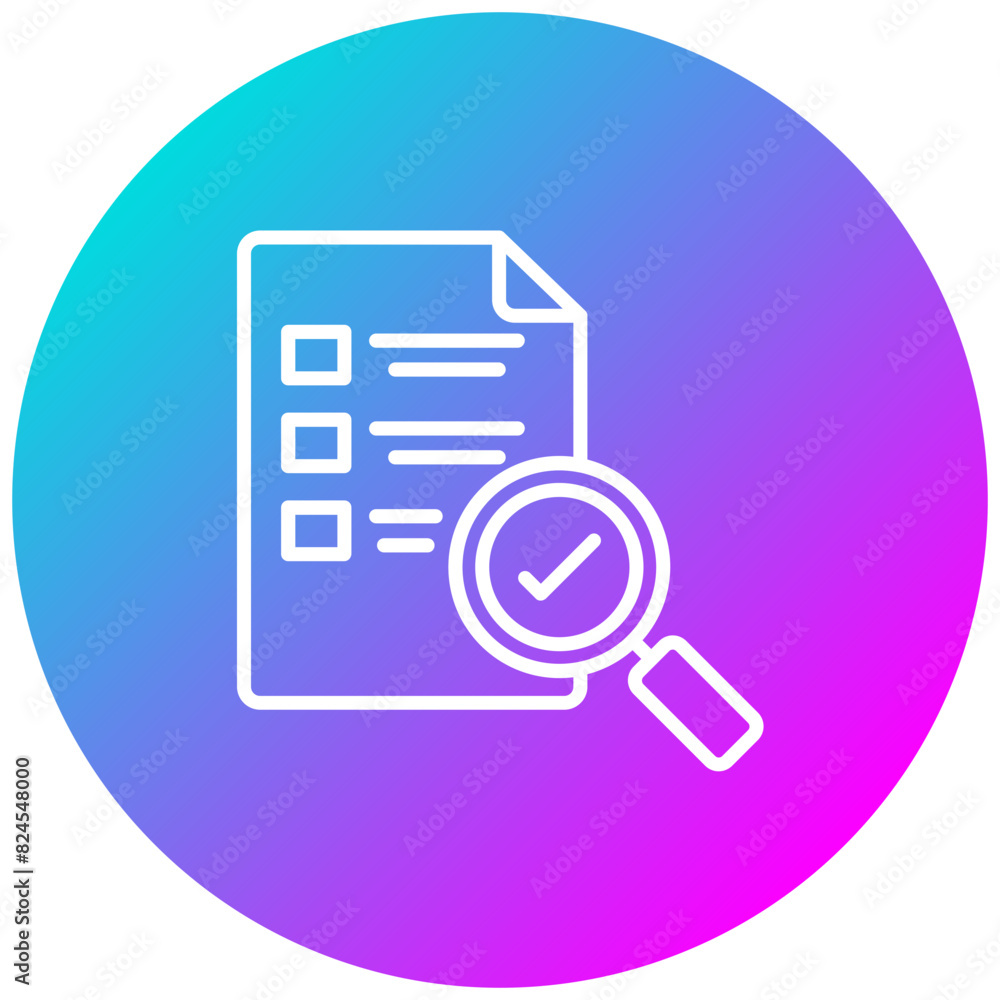 Project Evaluation vector icon. Can be used for Project Assesment iconset. Project Evaluation vector icon. Can be used for Project Assesment iconset.
