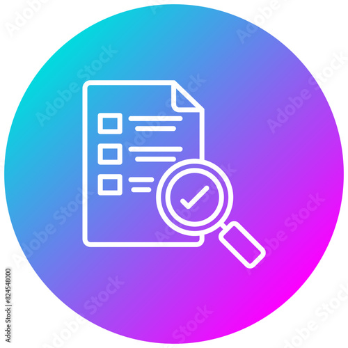 Project Evaluation vector icon. Can be used for Project Assesment iconset.
