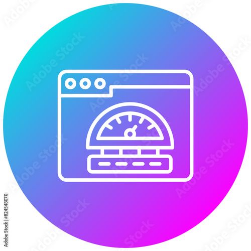 Velocity vector icon. Can be used for Project Assesment iconset.