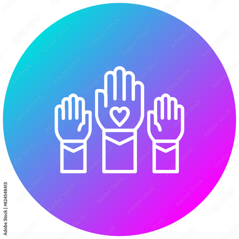 Service to Others vector icon. Can be used for Charity iconset. Service to Others vector icon. Can be used for Charity iconset.