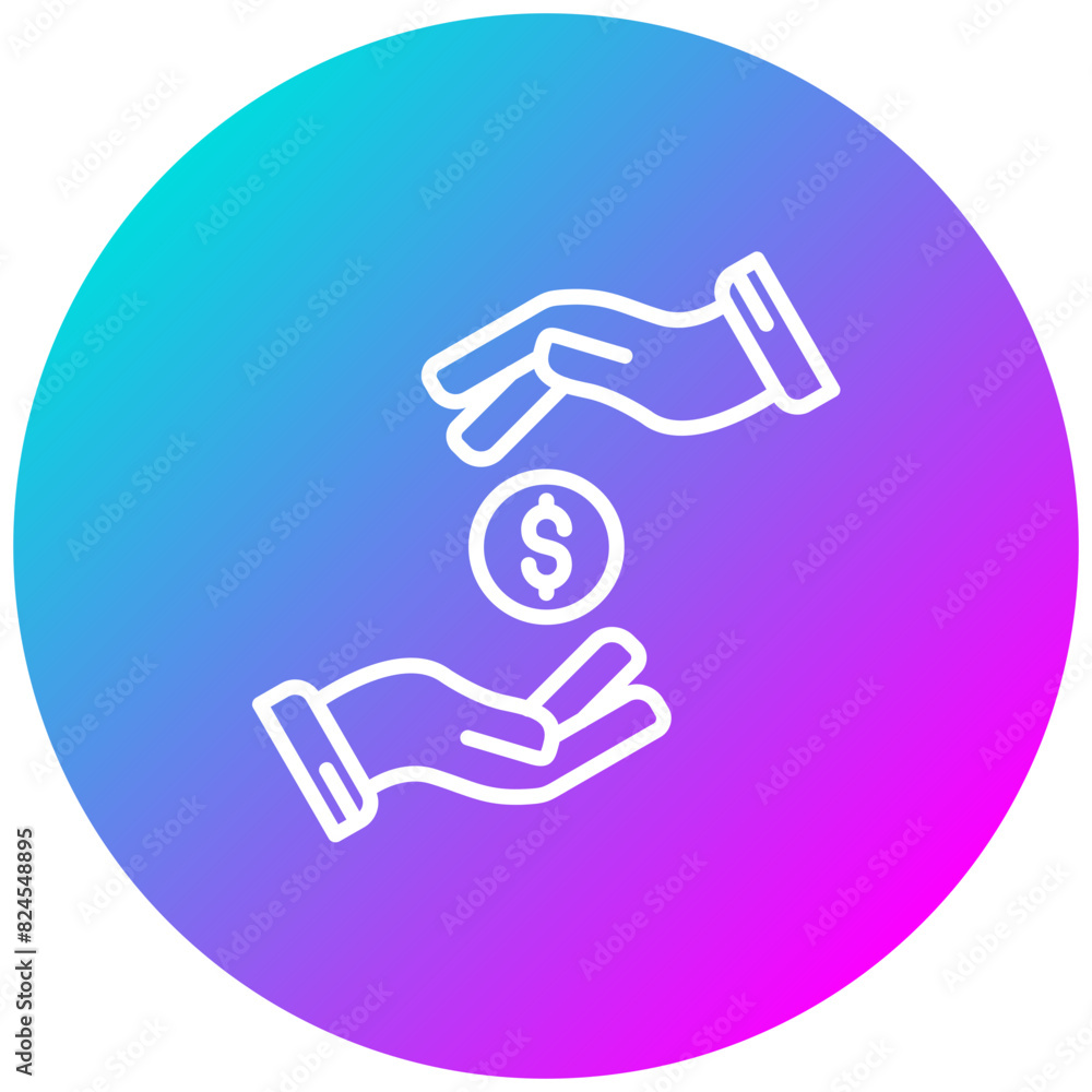 Donation vector icon. Can be used for Survey iconset. Donation vector icon. Can be used for Survey iconset.