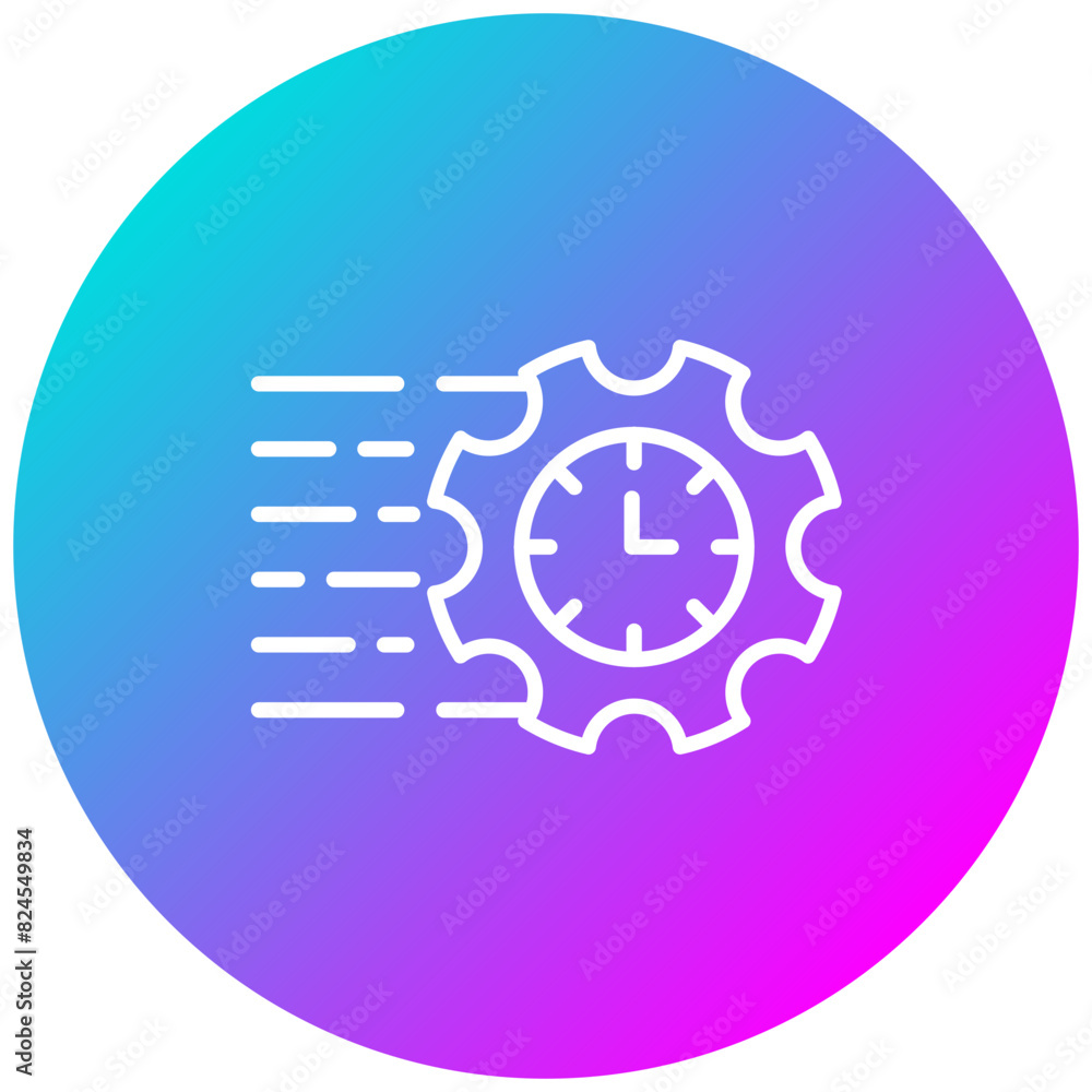 Just In Time vector icon. Can be used for Mass Production iconset. Just In Time vector icon. Can be used for Mass Production iconset.