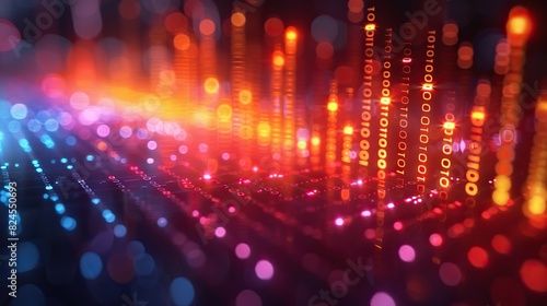 Wallpaper Mural An abstract representation of a growth chart with vibrant colors. image Torontodigital.ca