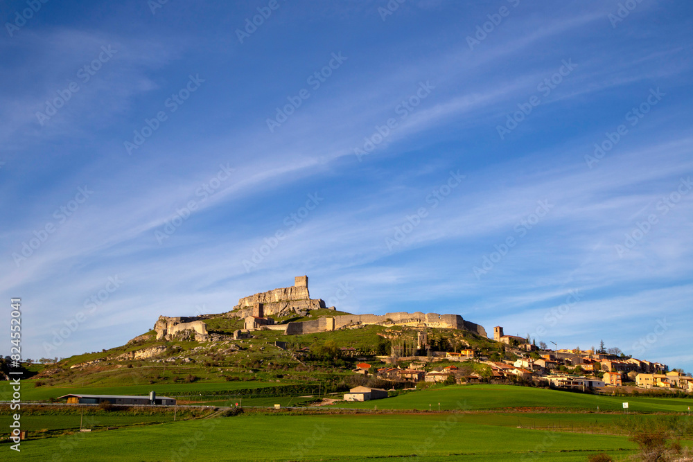 Panoramic view of the beautiful town of Atienza. Guadalajara, Castile la Mancha, Spain. Panoramic view of the beautiful town of Atienza. Guadalajara, Castile la Mancha, Spain.