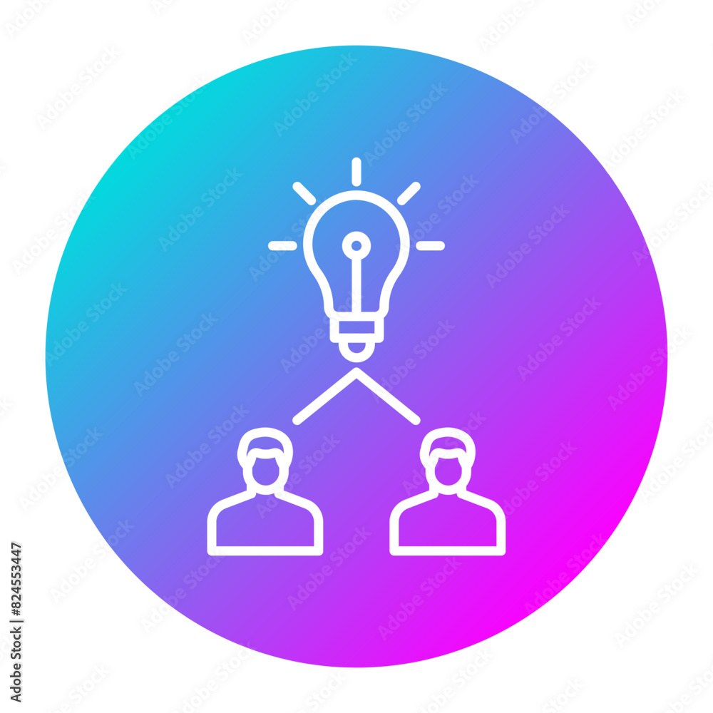 Creative User vector icon. Can be used for Business and Finance iconset.