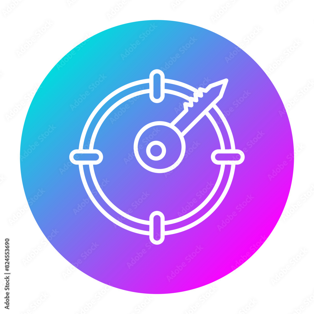 Key Target vector icon. Can be used for Business and Finance iconset. Key Target vector icon. Can be used for Business and Finance iconset.