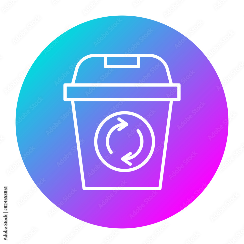 Recycle Bin vector icon. Can be used for Business and Finance iconset. Recycle Bin vector icon. Can be used for Business and Finance iconset.