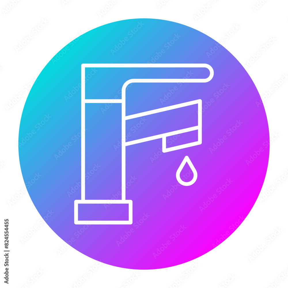 Faucet vector icon. Can be used for Home Improvements iconset. Faucet vector icon. Can be used for Home Improvements iconset.