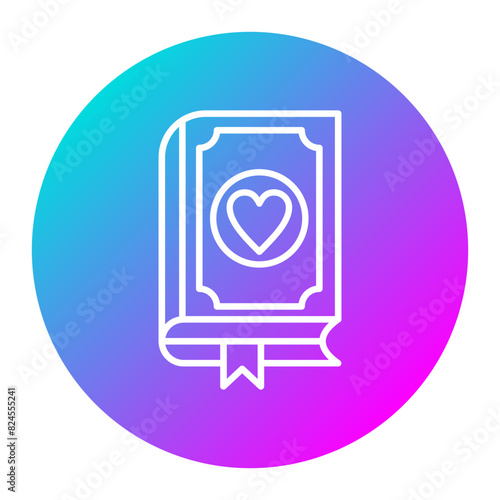 Poetry vector icon. Can be used for Literature iconset.