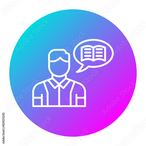 Short Story vector icon. Can be used for Literature iconset.